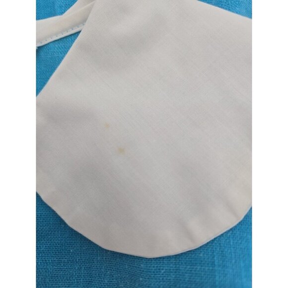 Dan Press Dan River Fabric Baby Dress Blue White‎ Peter Pan Collar Vintage Tear - Picture 4 of 10